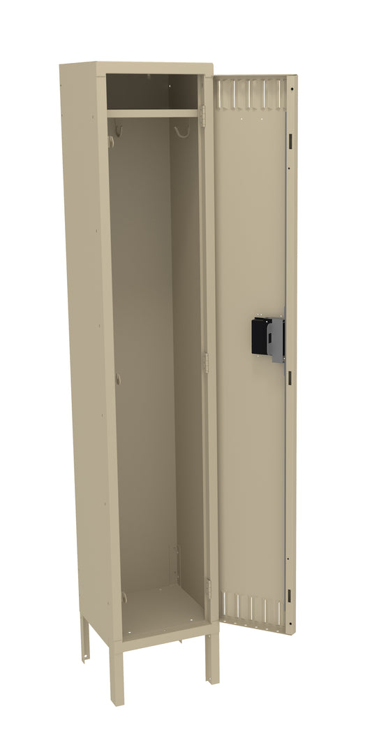 Tennsco STS-121260-1 Single Tier Locker - One Wide With Legs (Assembled)