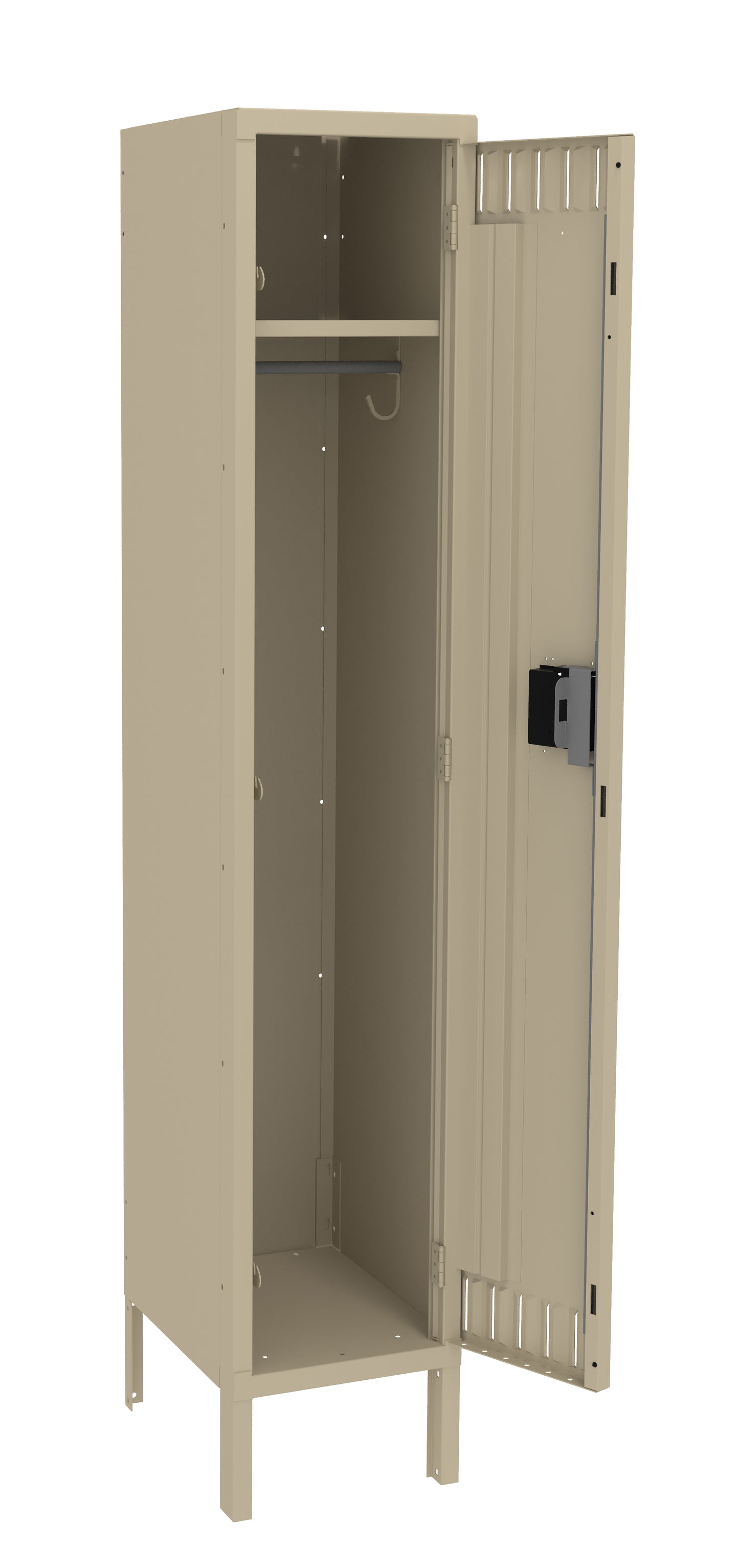 Tennsco STS-121560-1 Single Tier Locker - One Wide With Legs (Assembled)