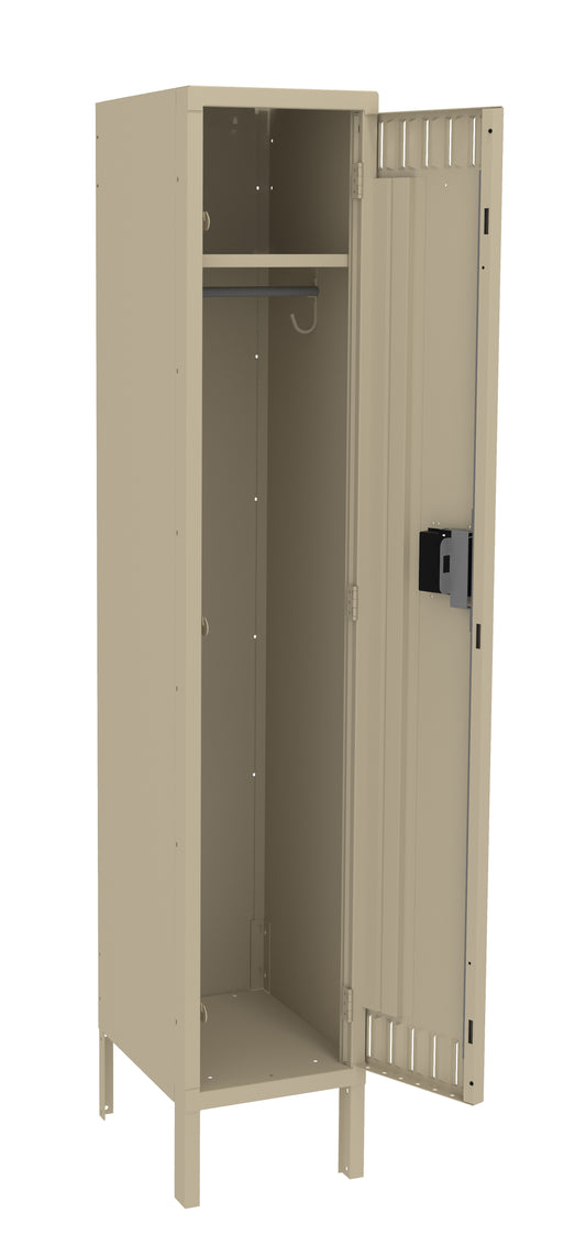 Tennsco STS-121560-1 Single Tier Locker - One Wide With Legs (Assembled)