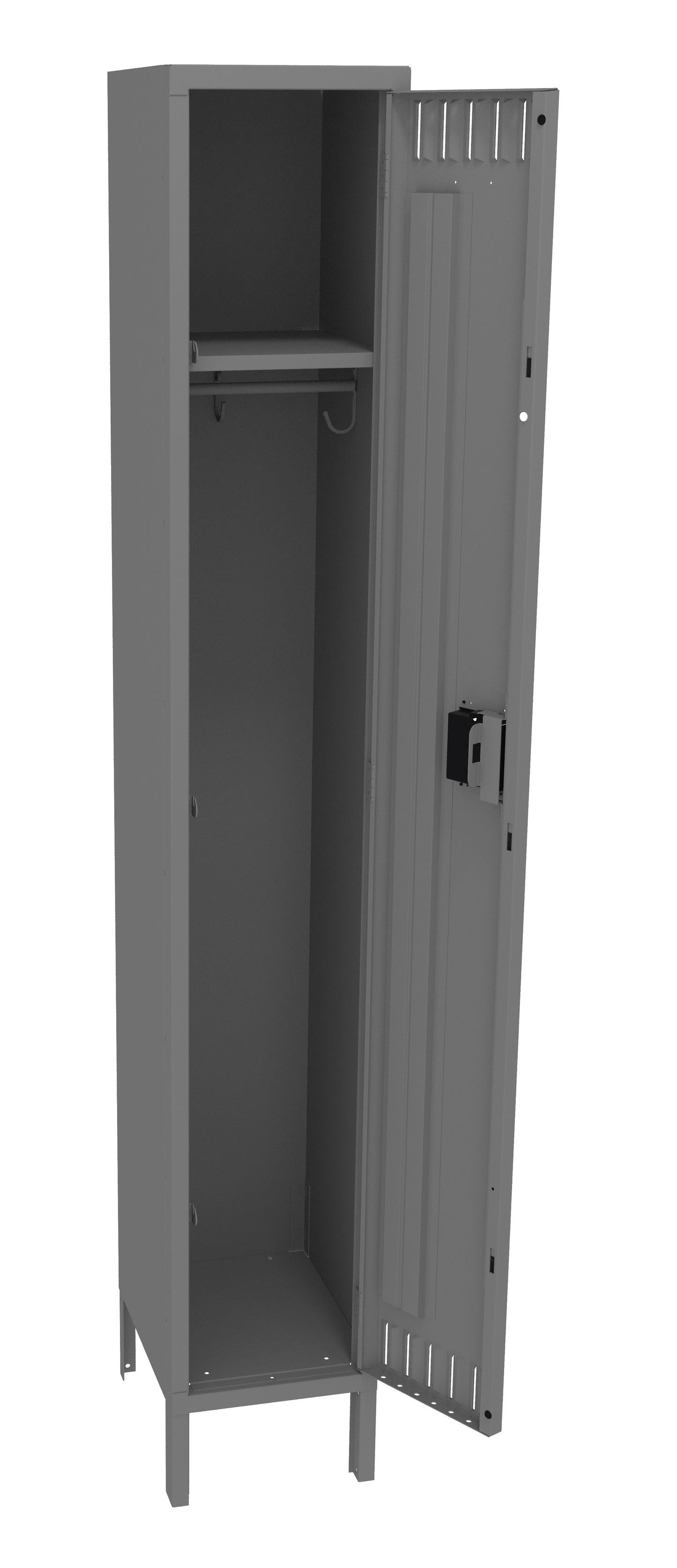 Tennsco STS-121572-1 Single Tier Locker - One Wide With Legs (Assembled)
