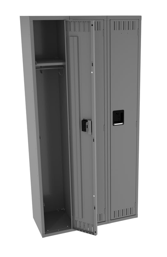 Tennsco STS-121572-C Single Tier Locker - Three Wide Without Legs (Assembled)