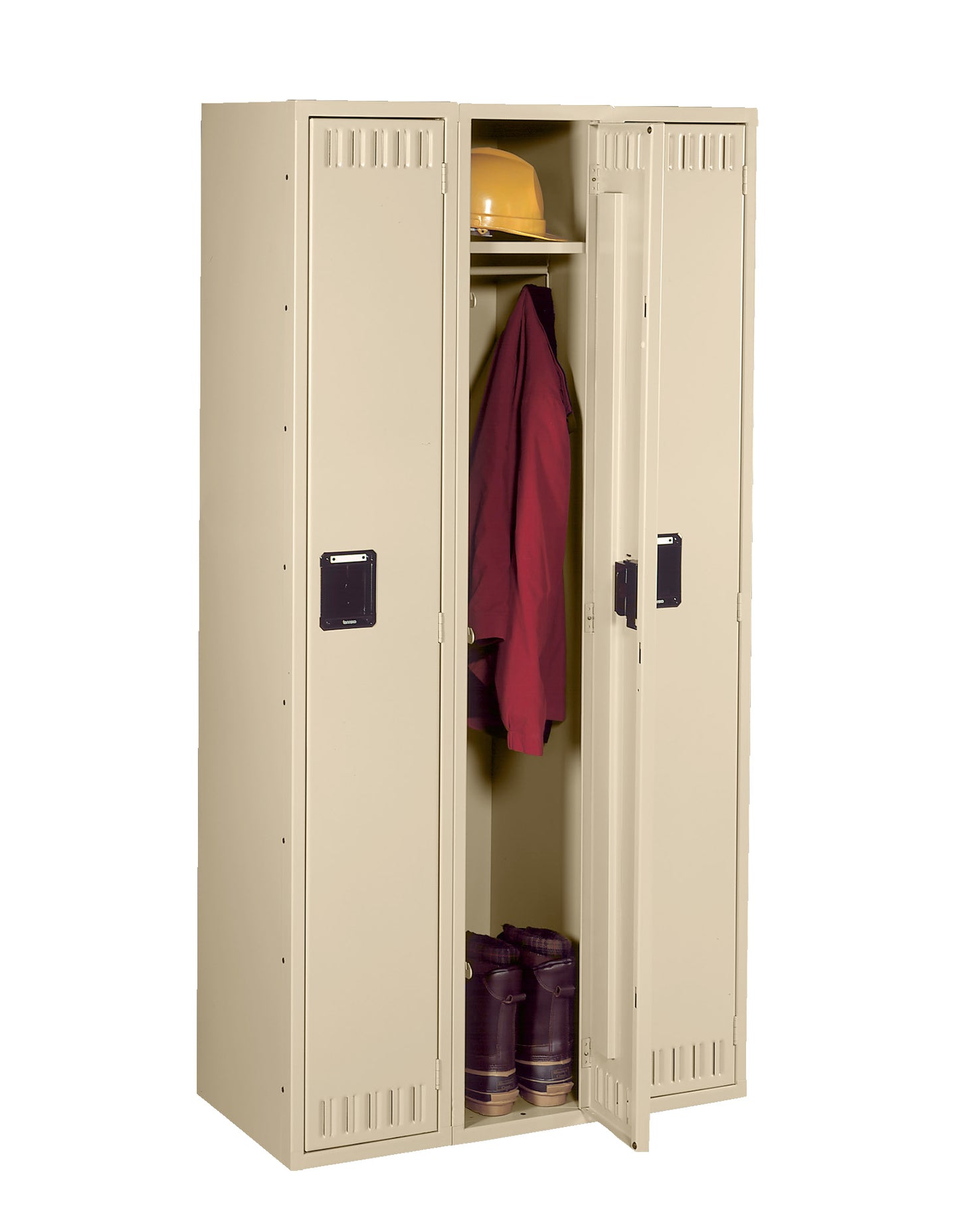 Tennsco STS-121872-C Single Tier Locker - Three Wide Without Legs (Assembled)