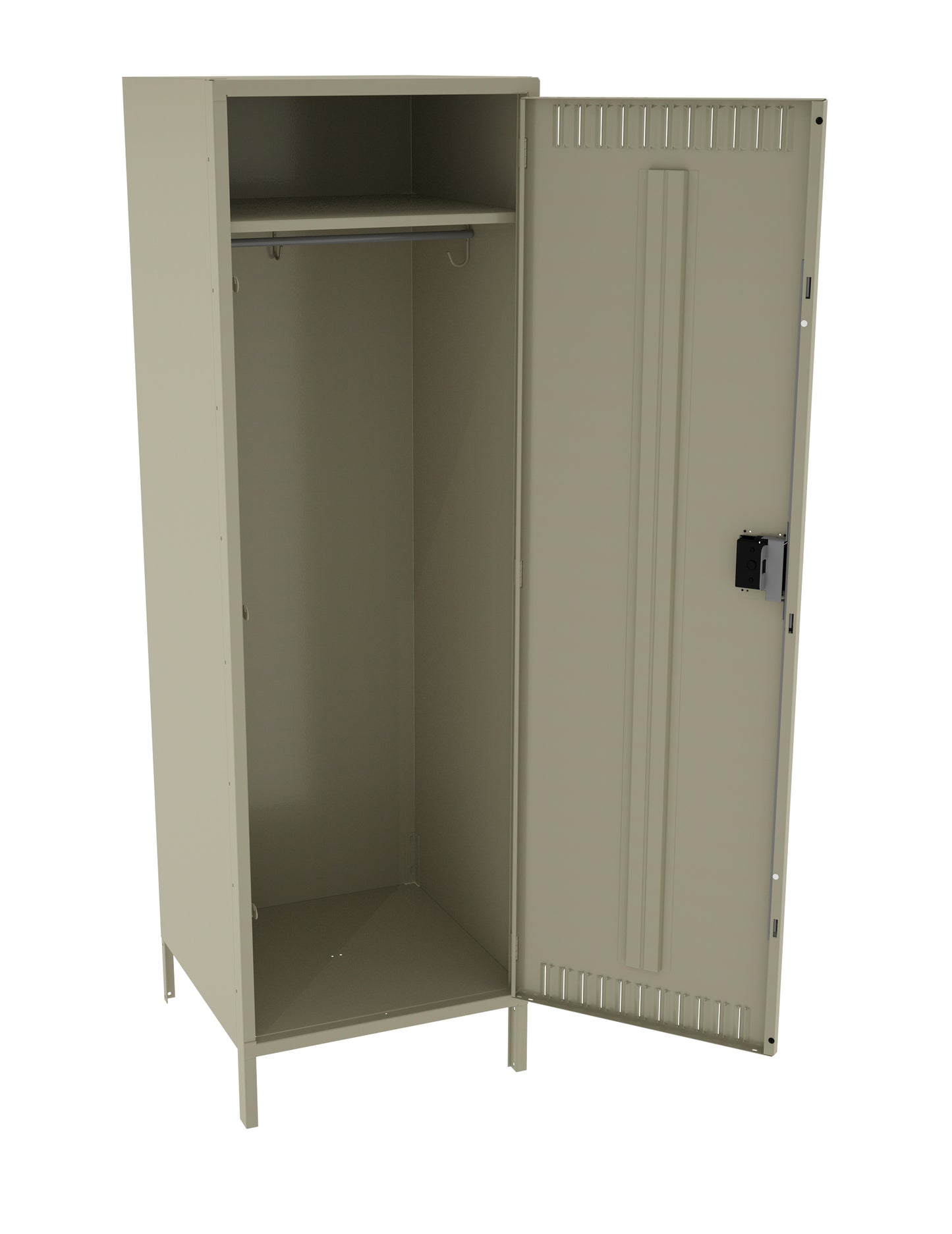 Tennsco STS-242472-1 Single Tier Locker - One Wide With Legs (Assembled)