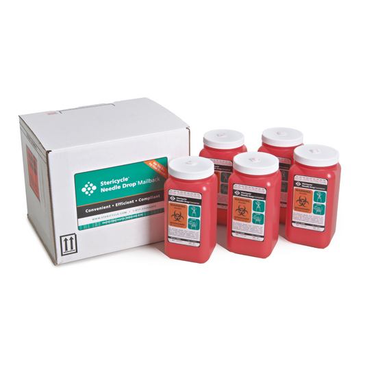 Recycle-Pak SUPPLY-115 5 Qty One Quart Sharps Disposal System
