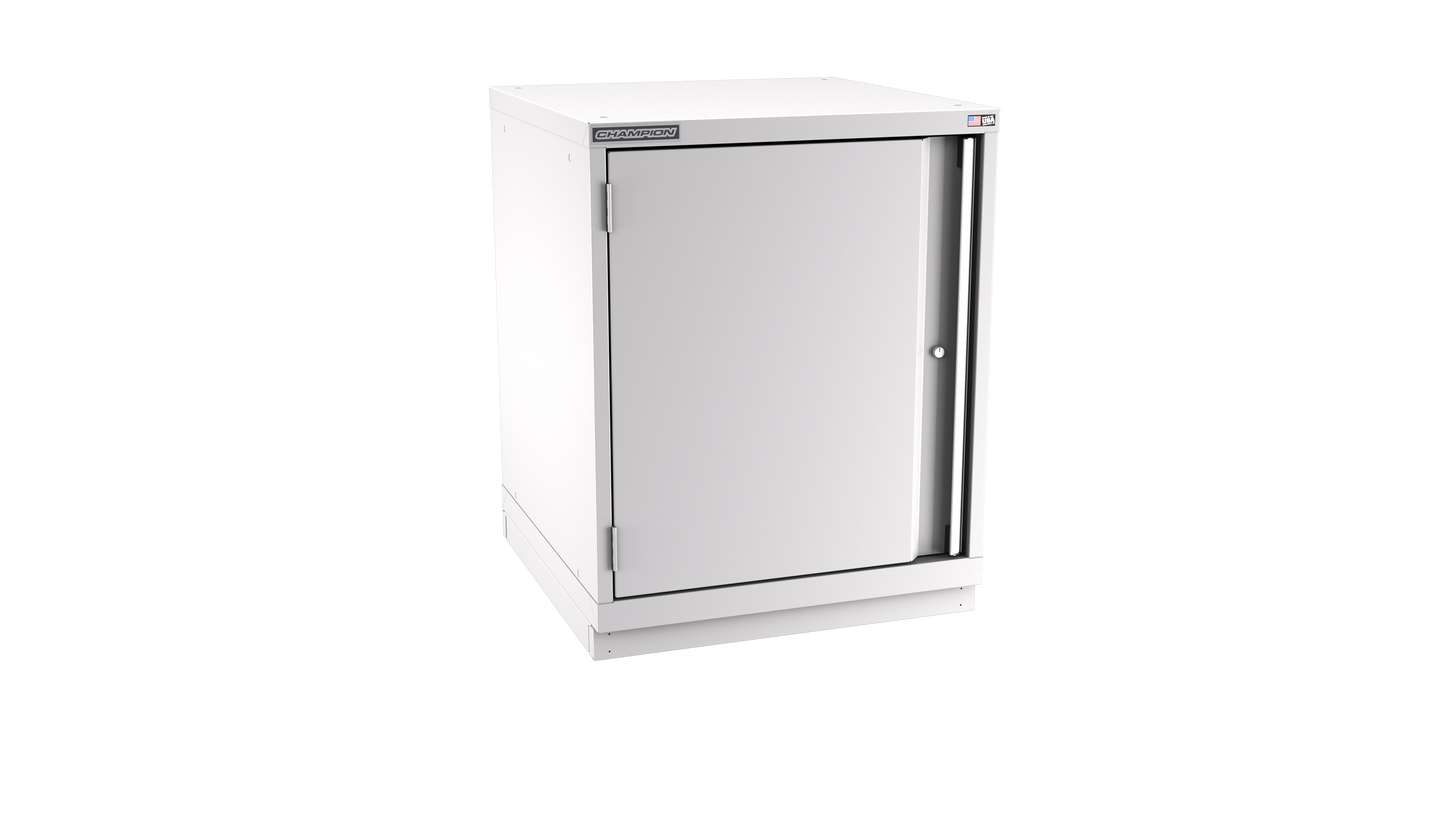 Champion Tool Storage SW1500-FDIL-FTB-LG 1-Door Standard Depth Modular Cabinet SW1500 | 28-1/4"W x 35-7/8"H x 28-1/2"D, Light Gray