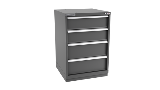 Champion Tool Storage SW1800-0401-ILC-FTB-DG 4-Drawer Standard Depth Modular Cabinet SW0401 | 28-1/4"W x 41-3/4"H x 28-1/2"D, Dark Gray