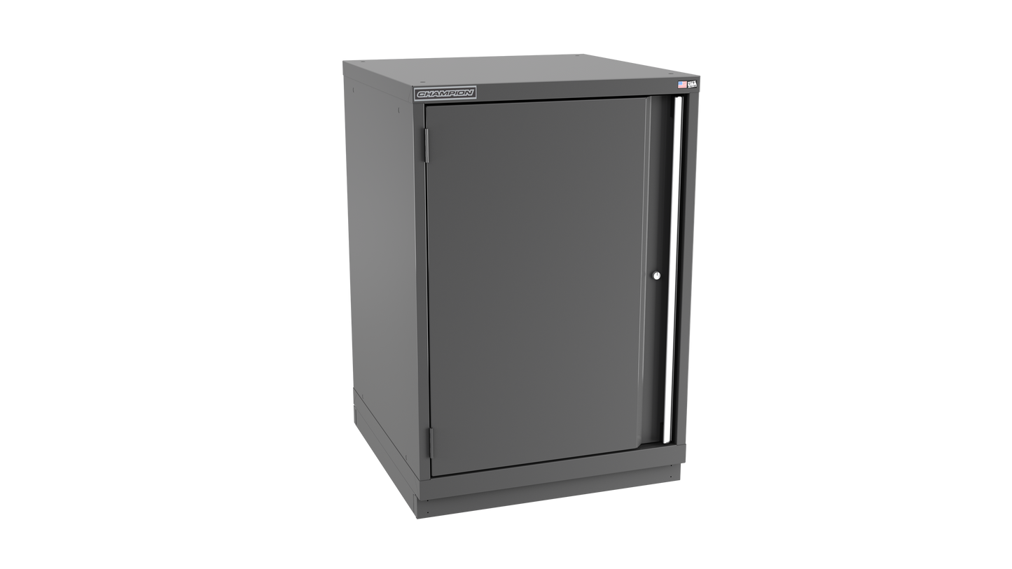 Champion Tool Storage SW1800-FDIL-FTB-DG 1-Door Standard Depth Modular Cabinet SW1800 | 28-1/4"W x 41-3/4"H x 28-1/2"D, Dark Gray