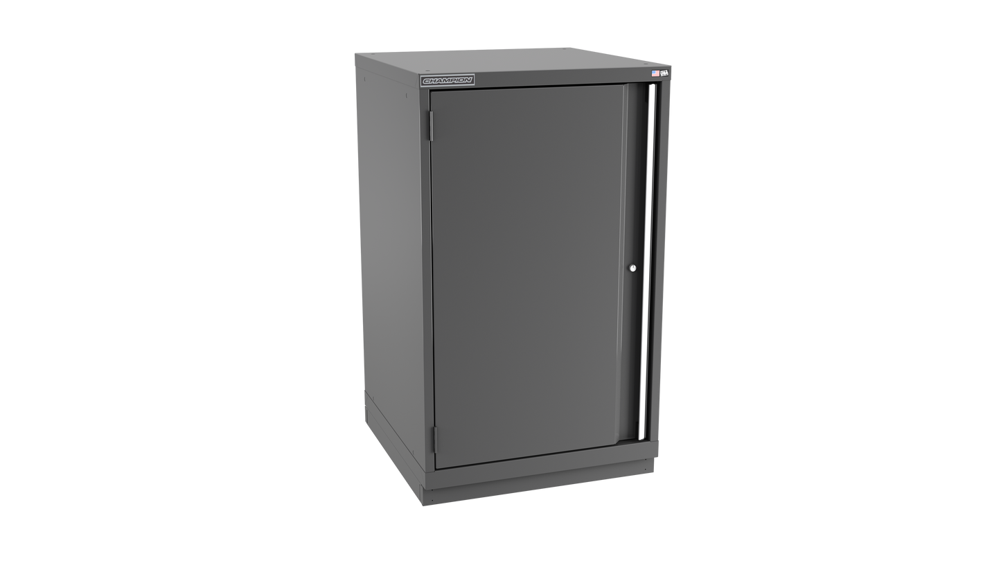 Champion Tool Storage SW2100-FDIL-FTB-DG 1-Door Standard Depth Modular Cabinet SW2100 | 28-1/4"W x 45-1/4"H x 28-1/2"D, Dark Gray