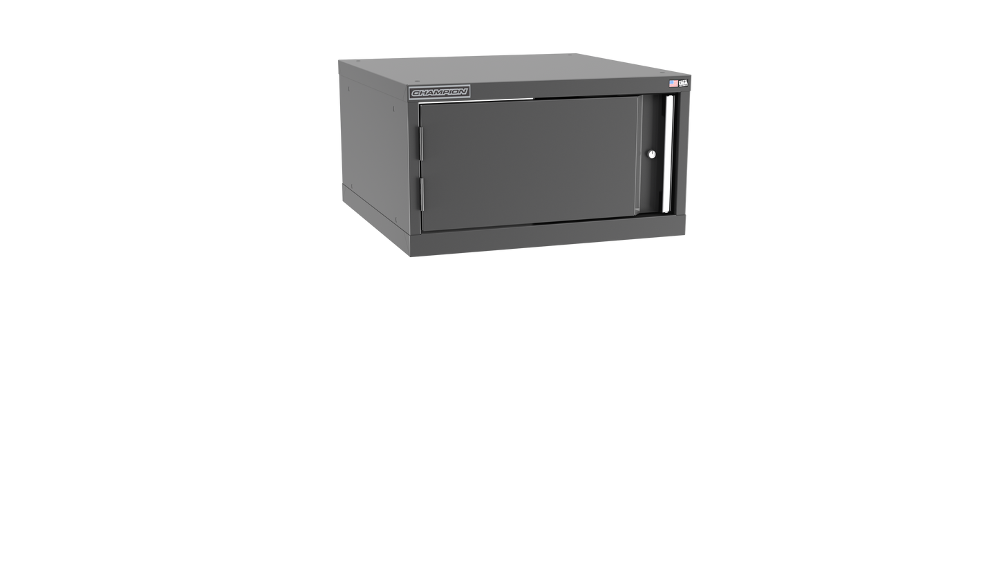 Champion Tool Storage SW600-FDIL-DG 1-Door Standard Depth Modular Cabinet SW600 | 28-1/4"W x 15-3/4"H x 28-1/2"D, Dark Gray