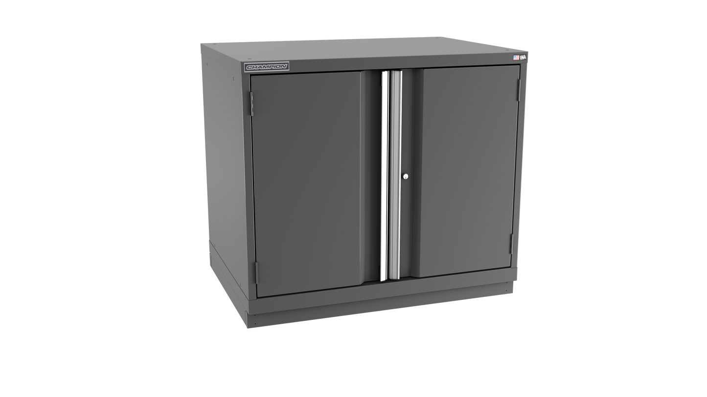Champion Tool Storage SWP1500-2FDIL-FTB-DG 2-Door Standard Depth Modular Cabinet SWP1500 | 40-1/4"W x 35-7/8"H x 28-1/2"D, Dark Gray