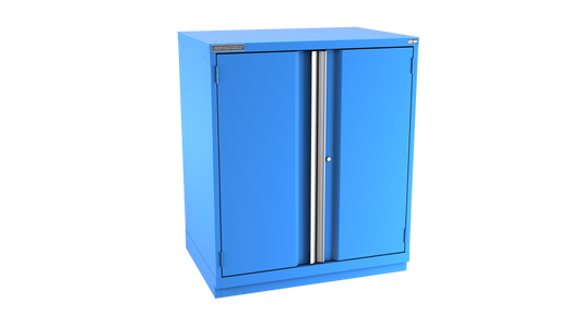 Champion Tool Storage SWP2100-2FDIL-FTB-BB 2-Door Standard Depth Modular Cabinet SWP2100 | 40-1/4"W x 45-1/4"H x 28-1/2"D, Bright Blue