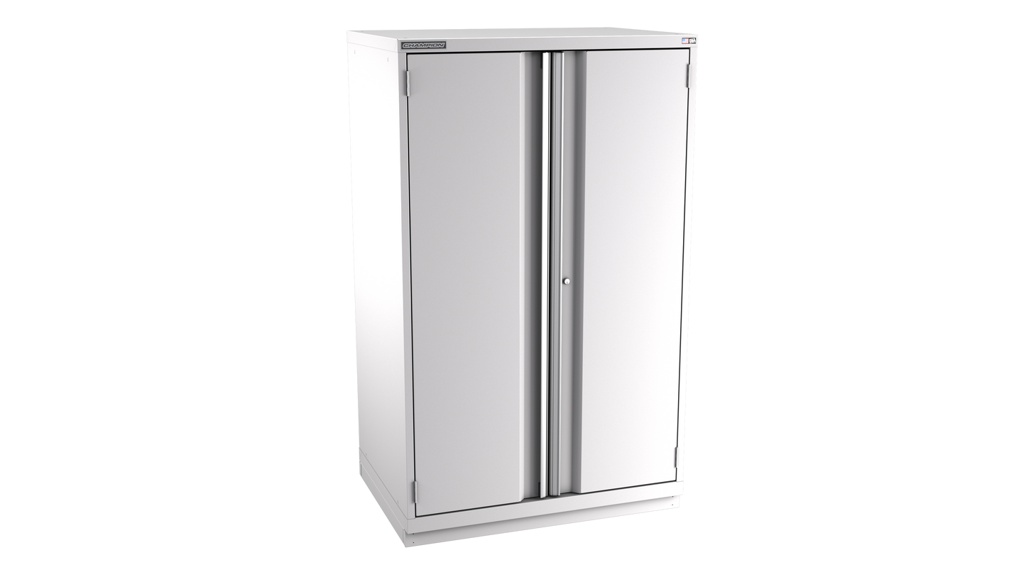 Champion Tool Storage SWP3050-2FDIL-FTB-LG 2-Door Standard Depth Modular Cabinet SWP3050 | 40-1/4"W x 66-3/8"H x 28-1/2"D, Light Gray