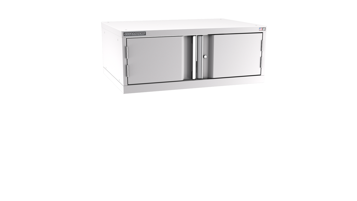 Champion Tool Storage SWP600-2FDIL-LG 2-Door Standard Depth Modular Cabinet SWP600 | 40-1/4"W x 15-3/4"H x 28-1/2"D, Light Gray