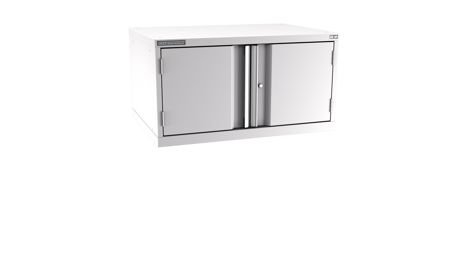 Champion Tool Storage SWP900-2FDIL-LG 2-Door Standard Depth Modular Cabinet SWP900 | 40-1/4"W x 21-5/8"H x 28-1/2"D, Light Gray