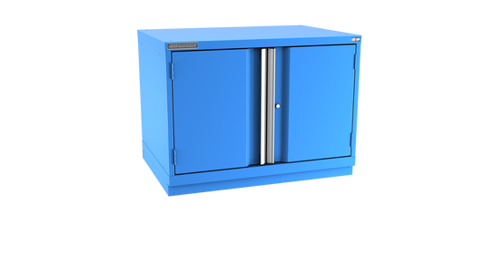 Champion Tool Storage SWPS1200-2FDIL-FTB-BB 2-Door Shallow Depth Modular Cabinet SWPS1200 | 40-1/4"W x 29-7/8"H x 22-1/2"D, Bright Blue