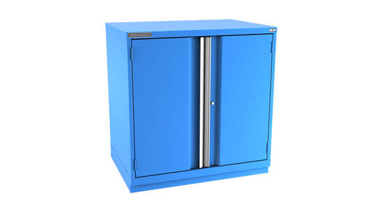 Champion Tool Storage SWPS1800-2FDIL-FTB-BB 2-Door Shallow Depth Modular Cabinet SWPS1800 | 40-1/4"W x 41-3/4"H x 22-1/2"D, Bright Blue