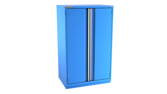 Champion Tool Storage SWPS3050-2FDIL-FTB-BB 2-Door Shallow Depth Modular Cabinet SWPS3050 | 40-1/4"W x 66-3/8"H x 22-1/2"D, Bright Blue