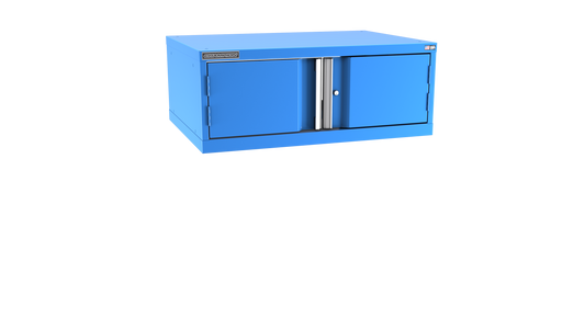 Champion Tool Storage SWPS600-2FDIL-BB 2-Door Shallow Depth Modular Cabinet SWPS600 | 40-1/4"W x 15-3/4"H x 22-1/2"D, Bright Blue