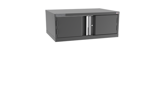 Champion Tool Storage SWPS600-2FDIL-DG 2-Door Shallow Depth Modular Cabinet SWPS600 | 40-1/4"W x 15-3/4"H x 22-1/2"D, Dark Gray