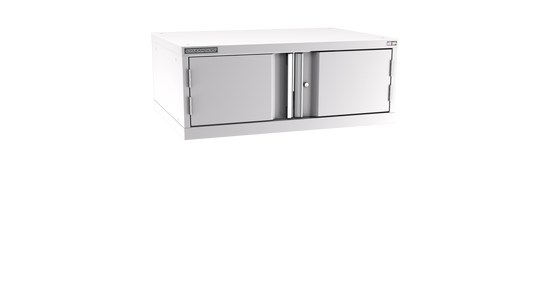 Champion Tool Storage SWPS600-2FDIL-LG 2-Door Shallow Depth Modular Cabinet SWPS600 | 40-1/4"W x 15-3/4"H x 22-1/2"D, Light Gray