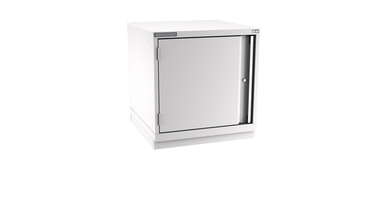 Champion Tool Storage SWS1200-FDIL-FTB-LG 1-Door Shallow Depth Modular Cabinet SWS1200 | 28-1/4"W x 29-7/8"H x 22-1/2"D, Light Gray