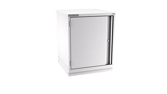 Champion Tool Storage SWS1500-FDIL-FTB-LG 1-Door Shallow Depth Modular Cabinet SWS1500 | 28-1/4"W x 35-7/8"H x 22-1/2"D, Light Gray