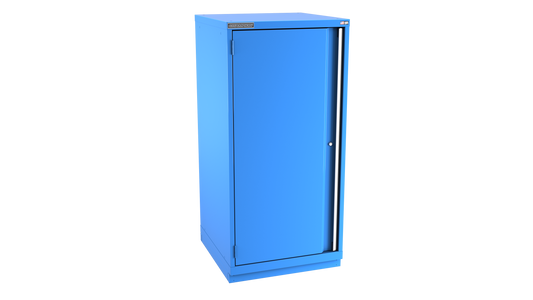 Champion Tool Storage SWS2700-FDIL-FTB-BB 1-Door Shallow Depth Modular Cabinet SWS2700 | 28-1/4"W x 59-1/2"H x 22-1/2"D, Bright Blue
