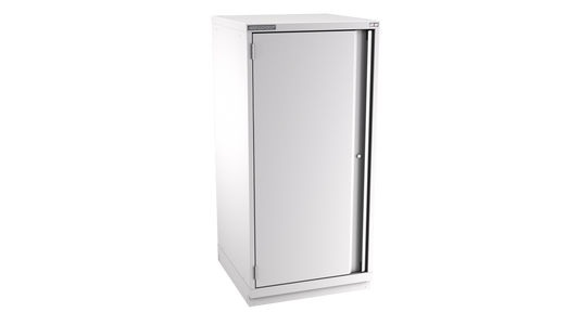 Champion Tool Storage SWS2700-FDIL-FTB-LG 1-Door Shallow Depth Modular Cabinet SWS2700 | 28-1/4"W x 59-1/2"H x 22-1/2"D, Light Gray