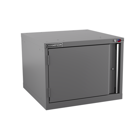 Champion Tool Storage SWS900-FDIL-DG 1-Door Shallow Depth Modular Cabinet SWS900 | 28-1/4"W x 21-5/8"H x 22-1/2"D, Dark Gray