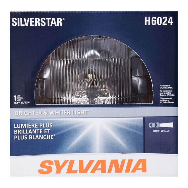 Sylvania H6024 Silverstar Sealed Beam Headlight, 1 Pack