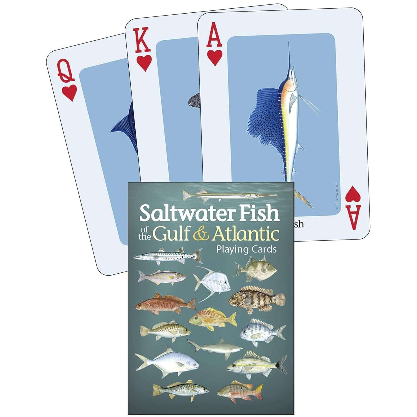 Paradise Clay AVK172 Saltwater Fish of the Gulf & Atlantic Playing Cards
