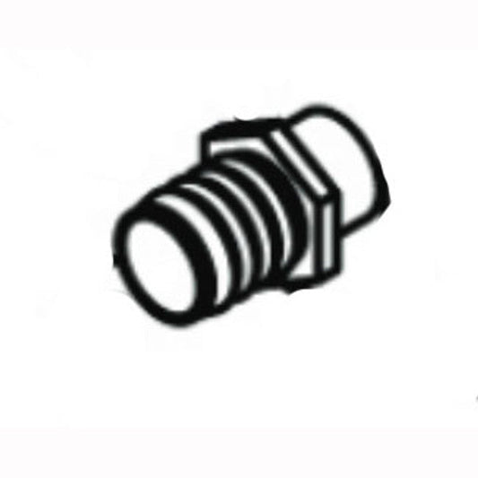 Sandia 10-0806 - 1-1/2" Grey Hose Barb Fitting For Extractor