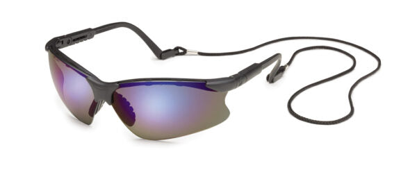 Gateway Safety 16GB9M Scorpion Safety Glasses - Adjustable Ratchet Temple Wraparound Eye Protection with Anti-Fog Gap Design