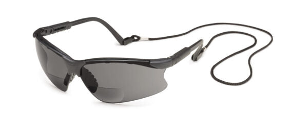 Gateway Safety 16MG20 Scorpion MAG Safety Glasses - Bifocal Adjustable Ratchet Temple Eye Protection with Scorpion’s Tail™ Retainer