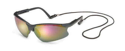 Gateway Safety 16GB1M Scorpion Safety Glasses - Adjustable Ratchet Temple Wraparound Eye Protection with Anti-Fog Gap Design