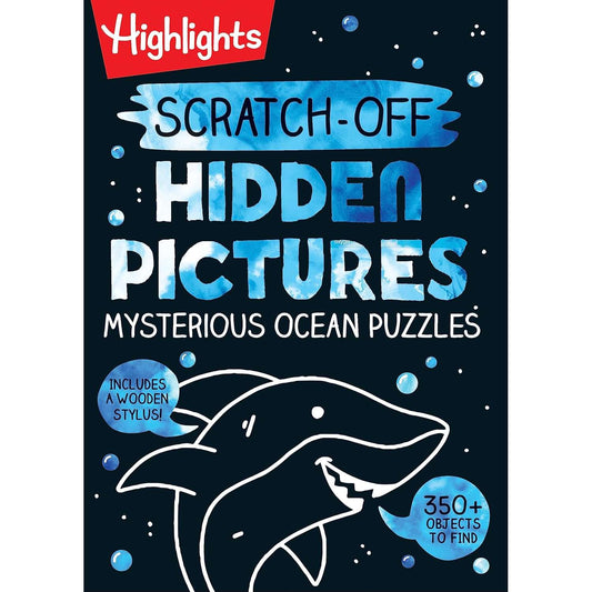 Paradise Clay PGN421 Scratch-Off Hidden Pictures Mysterious Ocean Puzzles - Book
