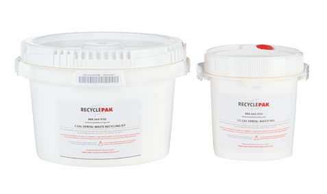 Recycle-Pak SUPPLY-062CH Dental Waste Recycling Pail (Each)