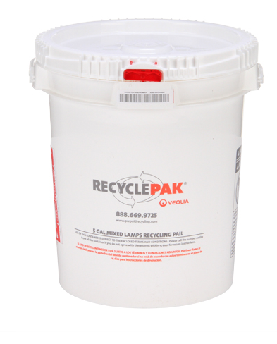 Recycle-Pak SUPPLY-068CH 5 Gal Mixed Lamp Recycling Pail (Each)