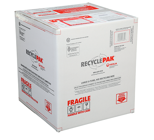 Recycle-Pak SUPPLY-191CH Large U-Tube, Hid Lamp Recycling Box (Each)