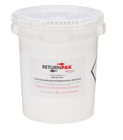 Recycle-Pak SUPPLY-264 5 Gal Vsqg Non-Dea Pharmaceutical Waste Pail