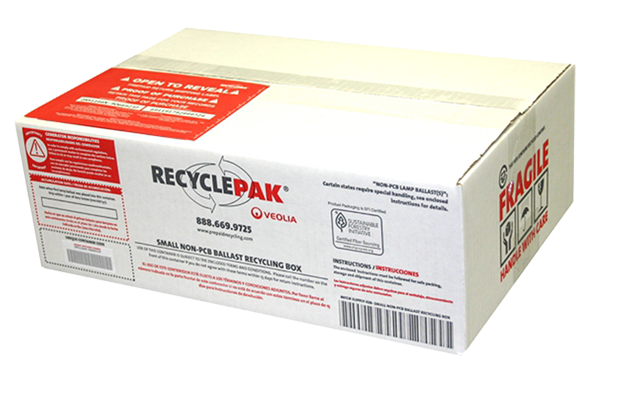 Recycle-Pak SUPPLY-328CH Small Non-Pcb Ballast Recycling Box (Each)