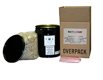 Recycle-Pak SUPPLY-368LM Lg Ddr Lithium Metal Battery Recycling Kit - (11) 4X8 Anti-Stat