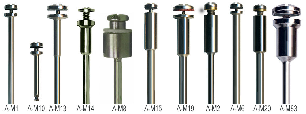 Foredom A-M14 Mandrel, 1/8 X 1/8, Large Head