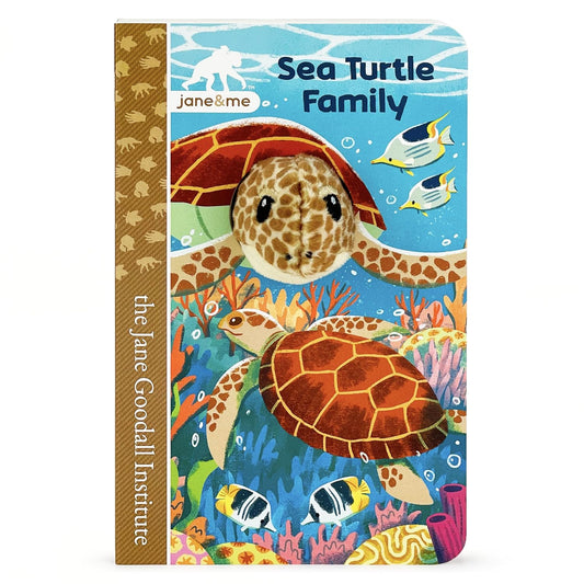 Paradise Clay CDP030 Sea Turtle Family - Finger Puppet Book