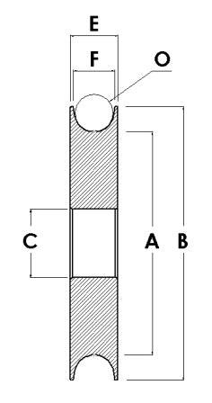 Block Division SH250-1/8-SS 2-1/2″ Sheave, 7/16” wide for 1/8″ Rope, Stainless Steel