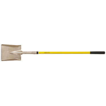 AMPCO SAFETY TOOLS S-82FG 5'1" Square Point Shovelwith Fiberglass Handle