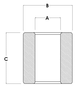 Block Division 05038-SS Steel Spacer for Pulley Blocks, Stainless Steel