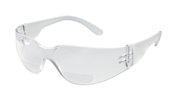 Gateway Safety 46MA10 StarLite MAG Safety Readers - Bifocal Safety Glasses, Lightweight Wraparound Eye Protection (1.0–3.0 Diopter)
