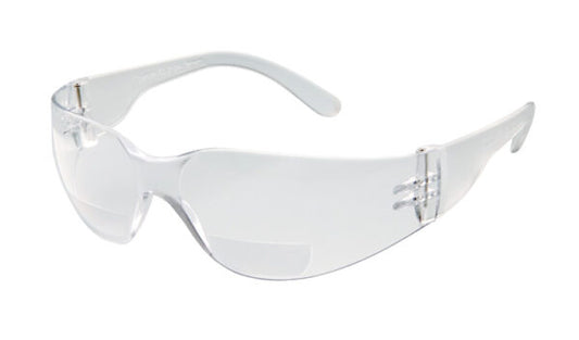 Gateway Safety 46MC25 StarLite MAG Safety Readers - Bifocal Safety Glasses, Lightweight Wraparound Eye Protection (1.0–3.0 Diopter)