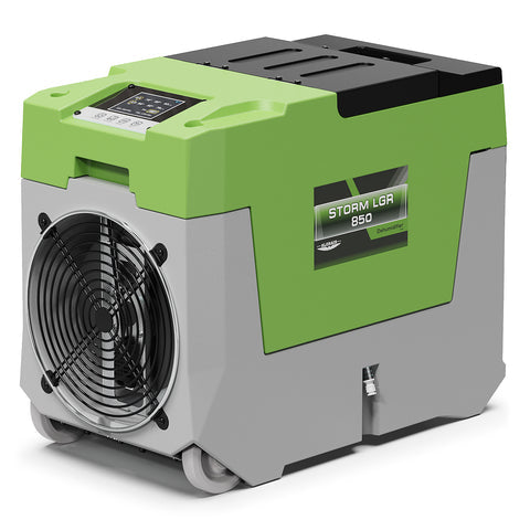 AlorAir Storm LGR 850 180 PPD Commercial Dehumidifier with Pump - Green